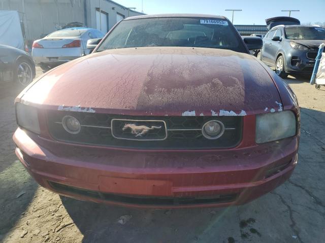 1ZVHT80N375274128 - 2007 FORD MUSTANG RED photo 5