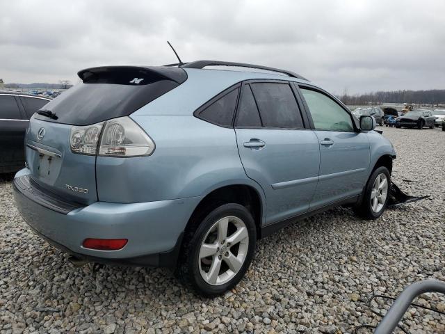 JTJHA31U340055614 - 2004 LEXUS RX 330 TURQUOISE photo 3