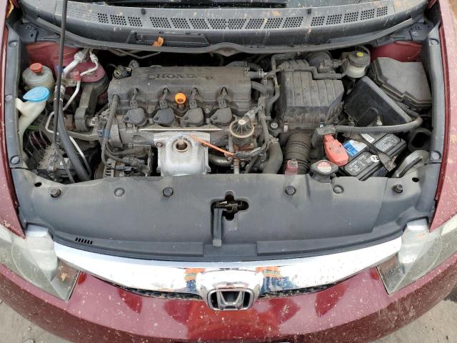 2HGFA16669H349862 - 2009 HONDA CIVIC LX-S برغندي صورة 11