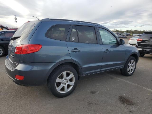 5NMSH73E28H218373 - 2008 HYUNDAI SANTA FE SE BLUE photo 3