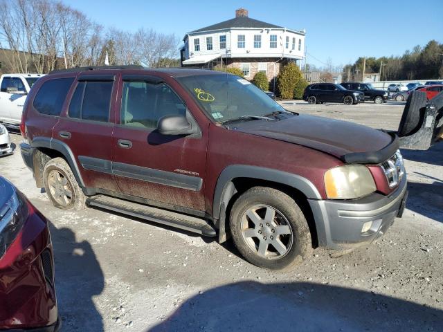 4NUDT13S642102977 - 2004 ISUZU ASCENDER S MAROON photo 4