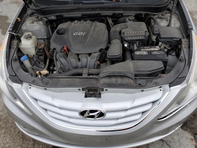 5NPEB4AC4CH486139 - 2012 HYUNDAI SONATA GLS SILVER photo 11