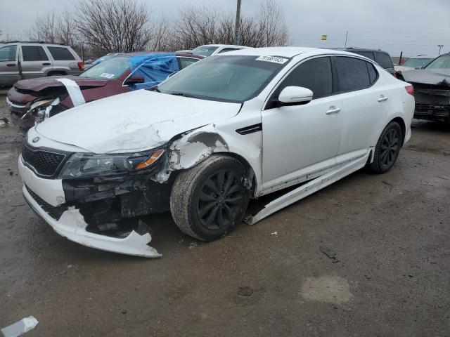 5XXGM4A7XFG461705 - 2015 KIA OPTIMA LX WHITE photo 1