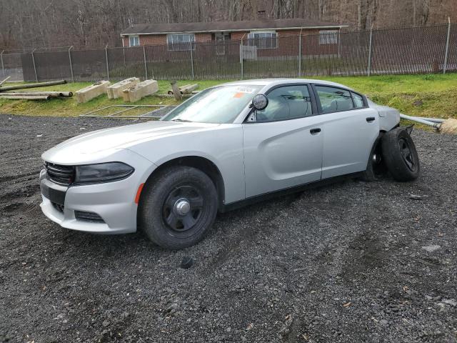 2C3CDXAG9KH748450 - 2019 DODGE CHARGER POLICE SILVER photo 1