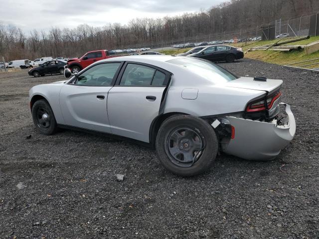 2C3CDXAG9KH748450 - 2019 DODGE CHARGER POLICE SILVER photo 2