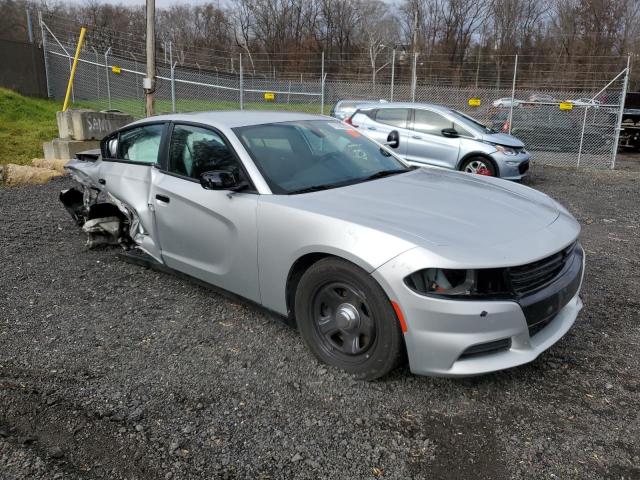 2C3CDXAG9KH748450 - 2019 DODGE CHARGER POLICE SILVER photo 4