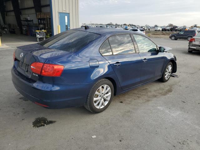 3VWDZ7AJ7BM042511 - 2011 VOLKSWAGEN JETTA SE BLUE photo 3