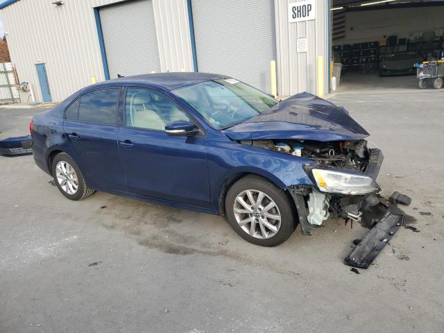 3VWDZ7AJ7BM042511 - 2011 VOLKSWAGEN JETTA SE BLUE photo 4