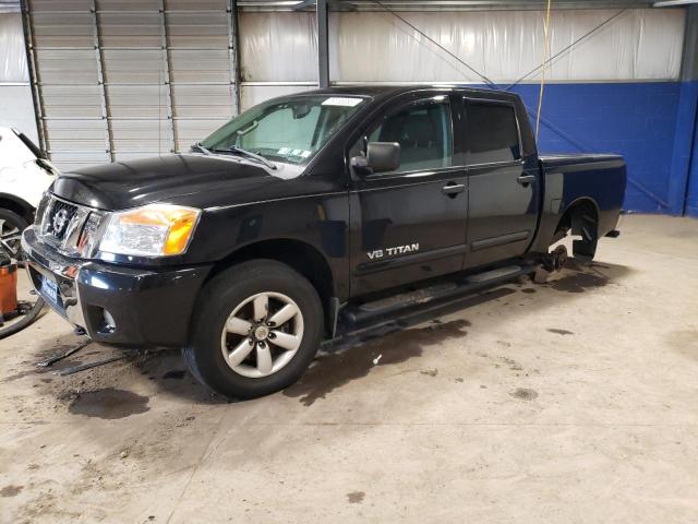 1N6AA0EC3CN315092 - 2012 NISSAN TITAN S BLACK photo 1