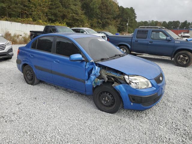 KNADE223196516154 - 2009 KIA RIO BASE BLUE photo 4