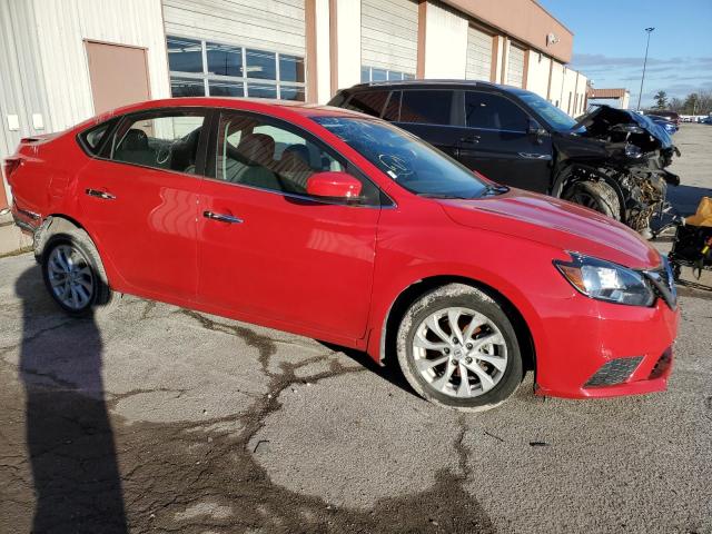 3N1AB7AP5KY244497 - 2019 NISSAN SENTRA S RED photo 4