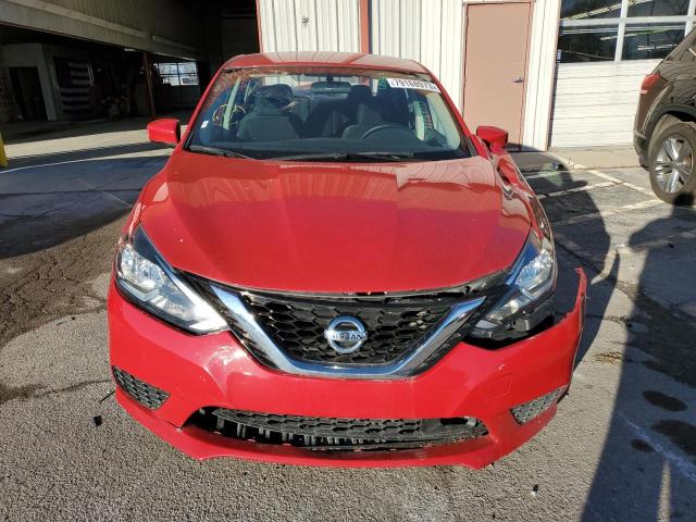 3N1AB7AP5KY244497 - 2019 NISSAN SENTRA S RED photo 5