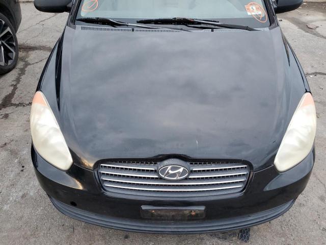 KMHCN46C57U104599 - 2007 HYUNDAI ACCENT GLS BLACK photo 11