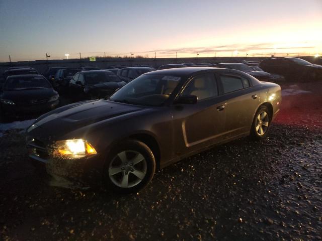 2C3CDXBG4EH268951 - 2014 DODGE CHARGER SE GRAY photo 1