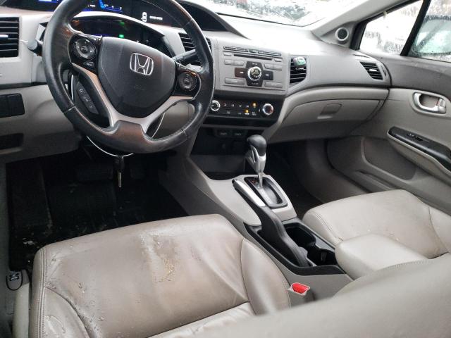 2HGFB2F94CH592672 - 2012 HONDA CIVIC EXL GRAY photo 8