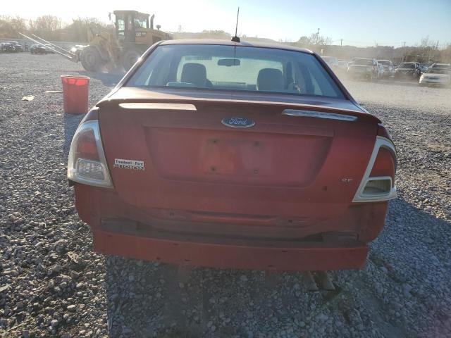 3FAHP07Z29R109453 - 2009 FORD FUSION SE RED photo 6