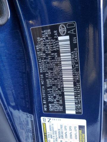 2T1KR32E86C602796 - 2006 TOYOTA COROLLA MA XR BLUE photo 13