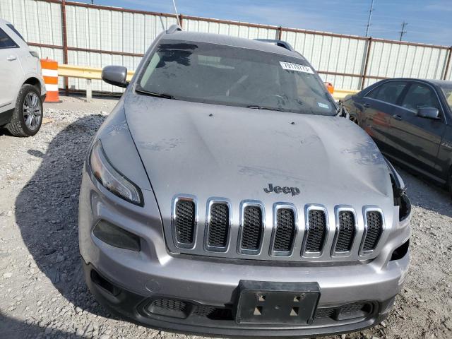 1C4PJLCB1EW147992 - 2014 JEEP CHEROKEE LATITUDE SILVER photo 5