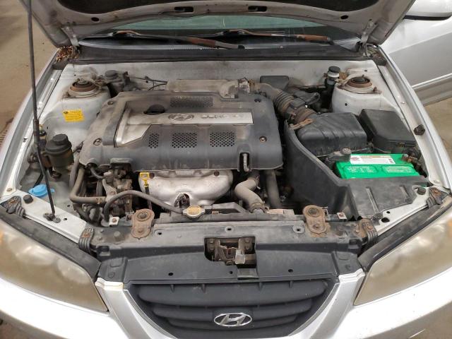 KMHDN46D76U337878 - 2006 HYUNDAI ELANTRA GLS SILVER photo 11