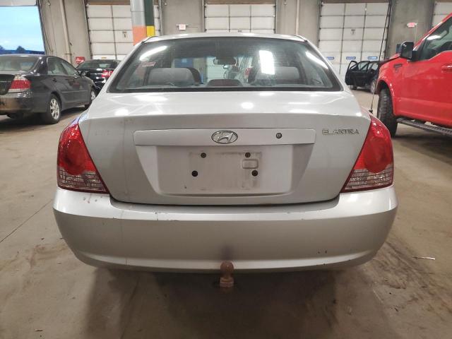 KMHDN46D76U337878 - 2006 HYUNDAI ELANTRA GLS SILVER photo 6