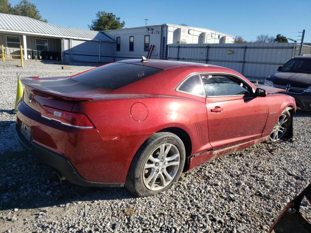 2G1FD1E3XF9123240 - 2015 CHEVROLET CAMARO LT MAROON photo 3