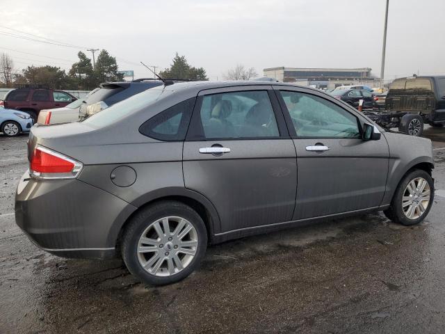 1FAHP3HN3BW201395 - 2011 FORD FOCUS SEL GRAY photo 3