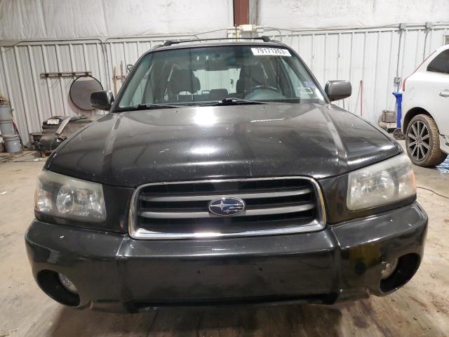 JF1SG656X4H752712 - 2004 SUBARU FORESTER 2.5XS Черный фото 5
