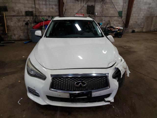 JN1BV7AR7EM687948 - 2014 INFINITI Q50 BASE WHITE photo 5