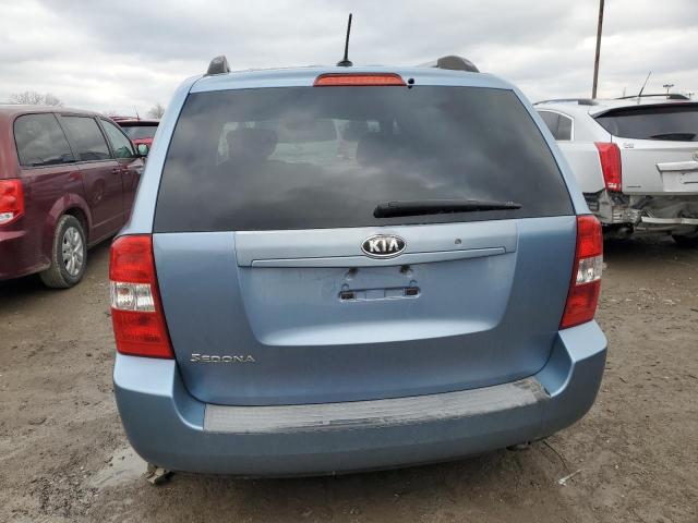 KNDMB133096321957 - 2009 KIA SEDONA BLUE photo 6