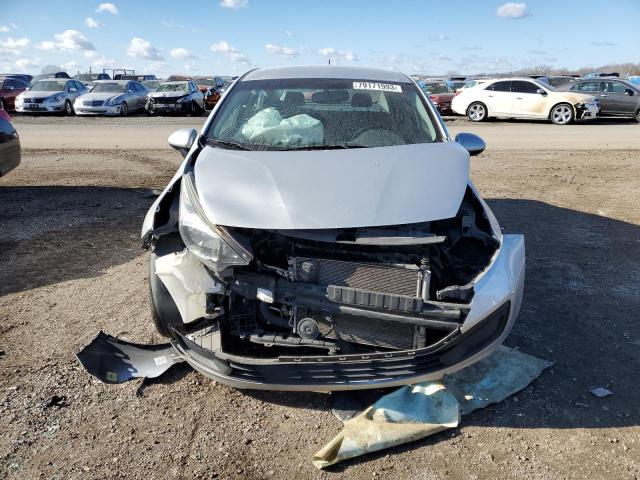 KNADM4A32D6097465 - 2013 KIA RIO LX SILVER photo 5