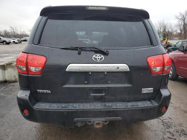 5TDBY68A18S017075 - 2008 TOYOTA SEQUOIA LIMITED BLACK photo 6