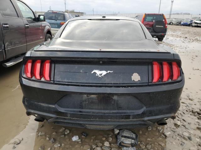 1FA6P8TH1J5110717 - 2018 FORD MUSTANG BLACK photo 6