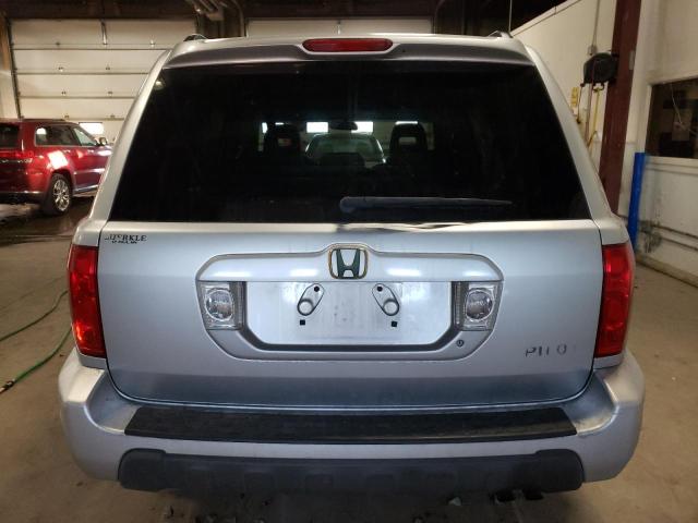 5FNYF18405B047231 - 2005 HONDA PILOT EX SILVER photo 6