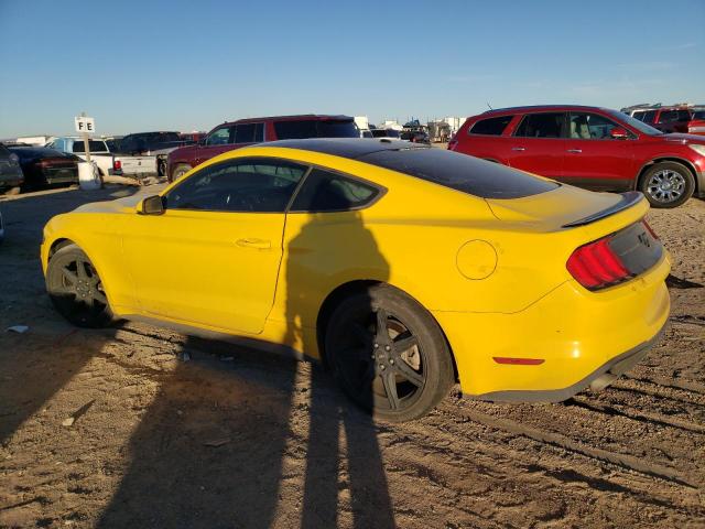 1FA6P8TH9J5117172 - 2018 FORD MUSTANG YELLOW photo 2