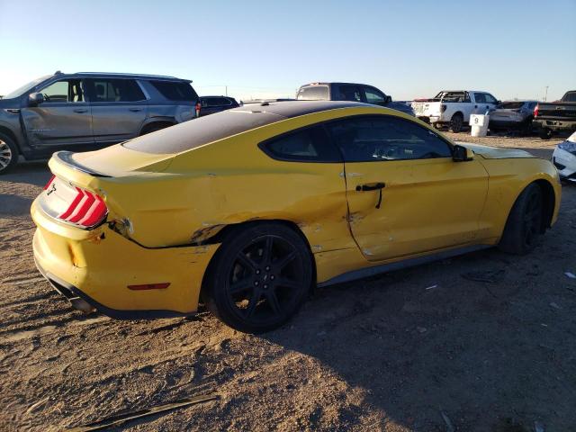 1FA6P8TH9J5117172 - 2018 FORD MUSTANG YELLOW photo 3