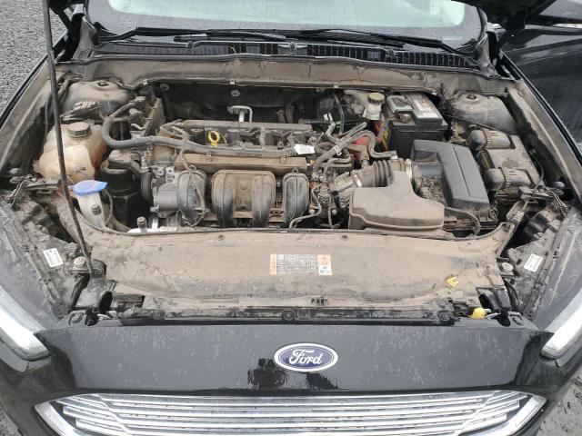 3FA6P0H74GR282912 - 2016 FORD FUSION SE BLACK photo 11