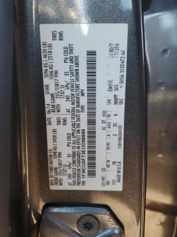 1FMCU0F73EUD98886 - 2014 FORD ESCAPE S CHARCOAL photo 13