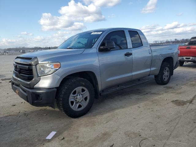 5TFRM5F15EX077034 - 2014 TOYOTA TUNDRA DOUBLE CAB SR/SR5 SILVER photo 1