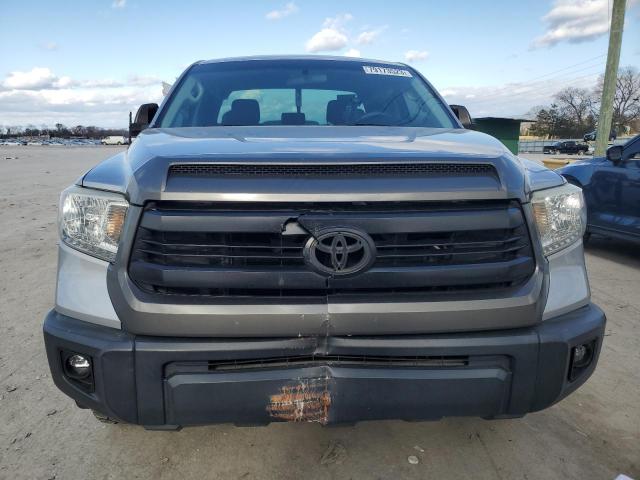 5TFRM5F15EX077034 - 2014 TOYOTA TUNDRA DOUBLE CAB SR/SR5 SILVER photo 5