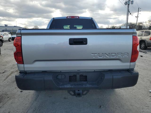 5TFRM5F15EX077034 - 2014 TOYOTA TUNDRA DOUBLE CAB SR/SR5 SILVER photo 6
