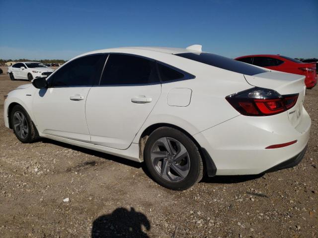 19XZE4F55KE032343 - 2019 HONDA INSIGHT EX WHITE photo 2