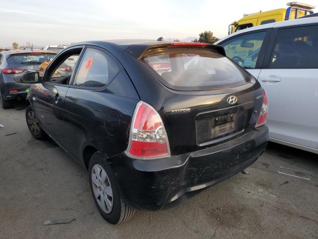 KMHCM36CX9U139963 - 2009 HYUNDAI ACCENT GS BLACK photo 2