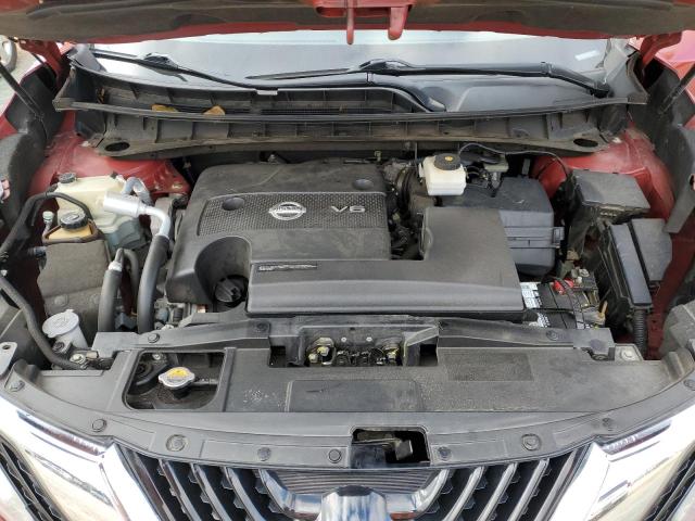 5N1AZ2MG8GN106007 - 2016 NISSAN MURANO S RED photo 12