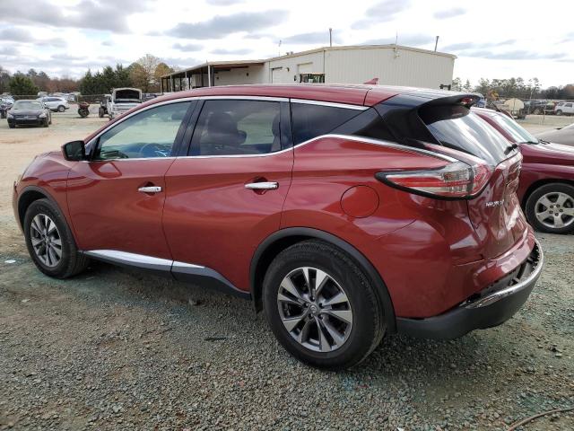 5N1AZ2MG8GN106007 - 2016 NISSAN MURANO S RED photo 2