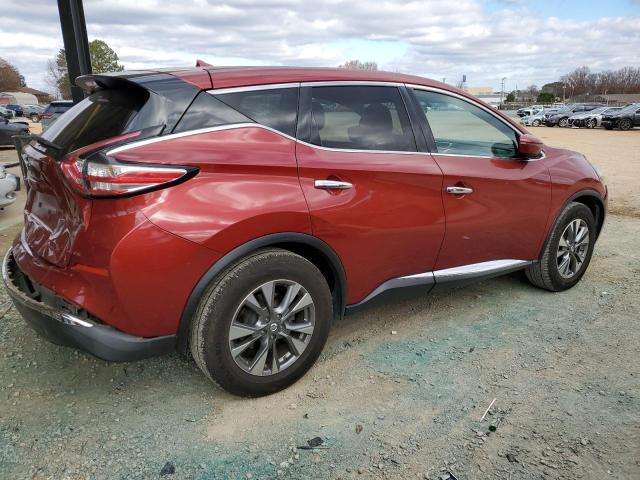 5N1AZ2MG8GN106007 - 2016 NISSAN MURANO S RED photo 3