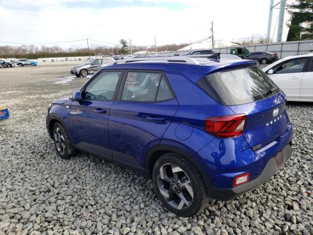 KMHRC8A33MU083648 - 2021 HYUNDAI VENUE SEL BLUE photo 2