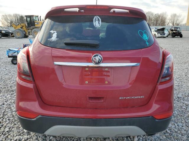 KL4CJ1SB4KB724161 - 2019 BUICK ENCORE SPORT TOURING RED photo 6