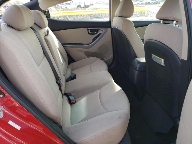 KMHDH4AE6FU442788 - 2015 HYUNDAI ELANTRA SE RED photo 10