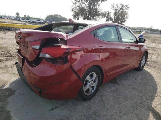 KMHDH4AE6FU442788 - 2015 HYUNDAI ELANTRA SE RED photo 3