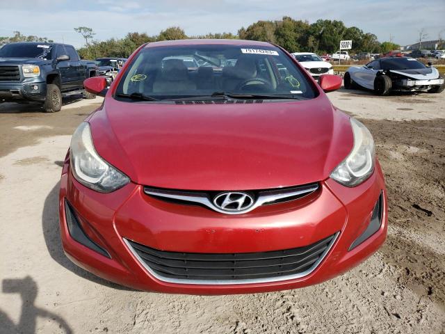 KMHDH4AE6FU442788 - 2015 HYUNDAI ELANTRA SE RED photo 5